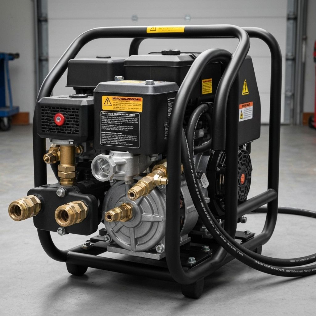 Equipo de bombeo de alta presión para limpieza