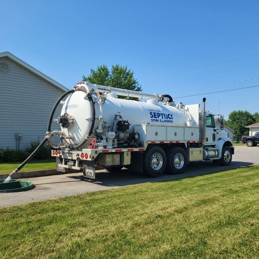 Servicio profesional de vaciado de fosas sépticas